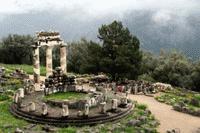 A ceremonial area at Delphi